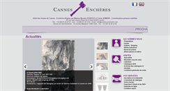 Desktop Screenshot of cannes-encheres.com